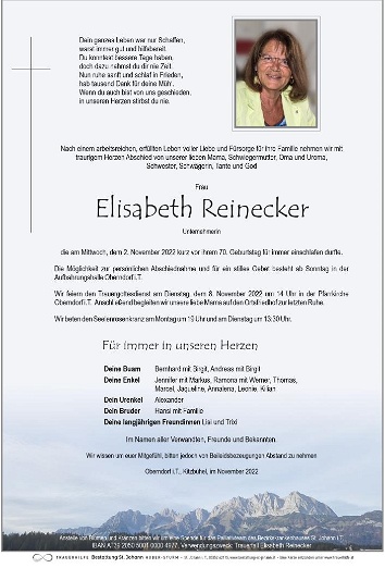 Elisabeth Reinecker